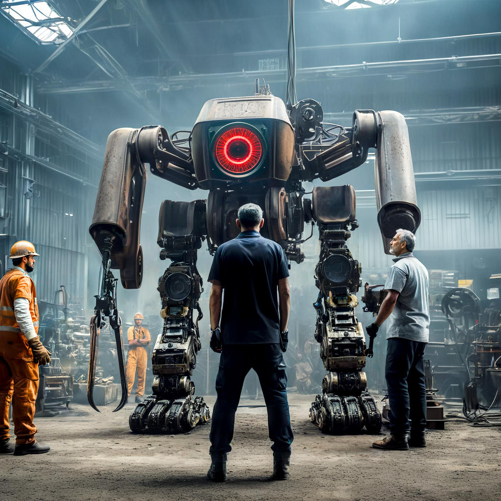 One of the Robots you can find in ROBOTS .001 photobook